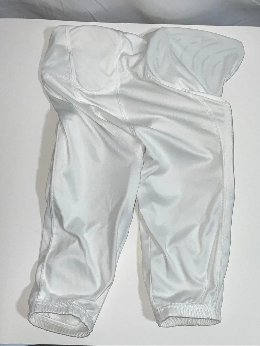 Nike Dri-FIT Youth Medium Padded Football Pants White Integrated Pads